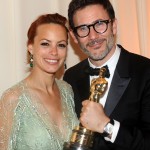 Actress Berenice Bejo and director Michel Hazanavicius  (Photo by Stefanie Keenan/Getty Images for Chopard)